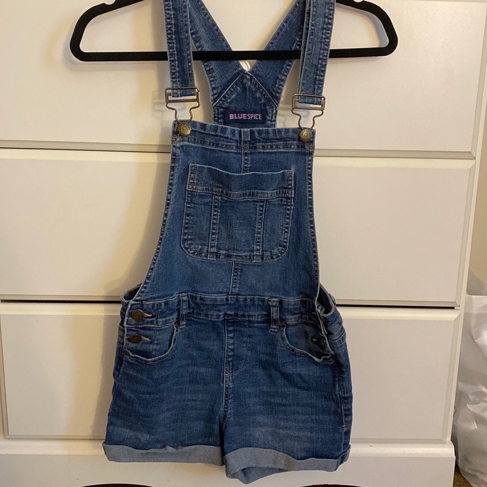 Dark blue, size small to extra small denim shortalls